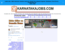 Tablet Screenshot of karnatakajobs.com
